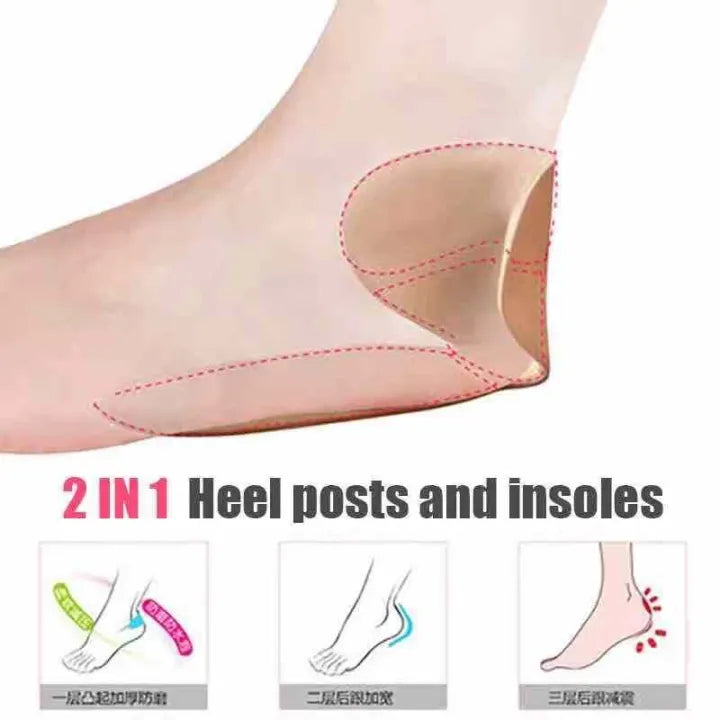 T shape high heel grip for foot support | Heel Cushion Pads