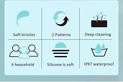 CNAIER Bath and Body Scrub Electric Brush Set - Rechargeable 4 in