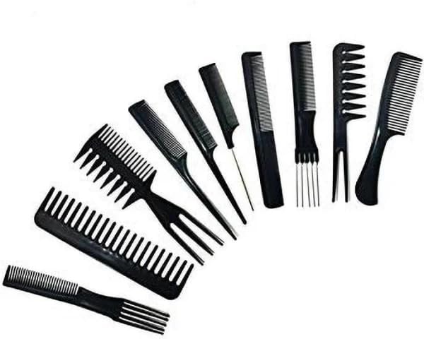 (10 Pcs) Multipurpose Salon Hair Styling Hairdressing hairdresser Barber Combs Professional Comb