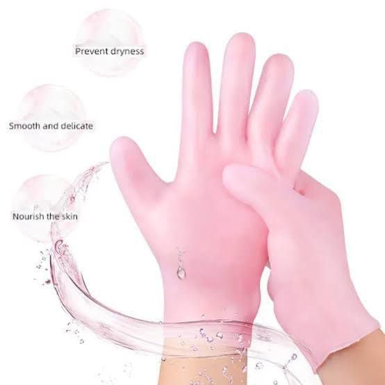 (1 Pair) Moisturizing Glove Socks Set, Silicone Gel Spa Socks For Dry