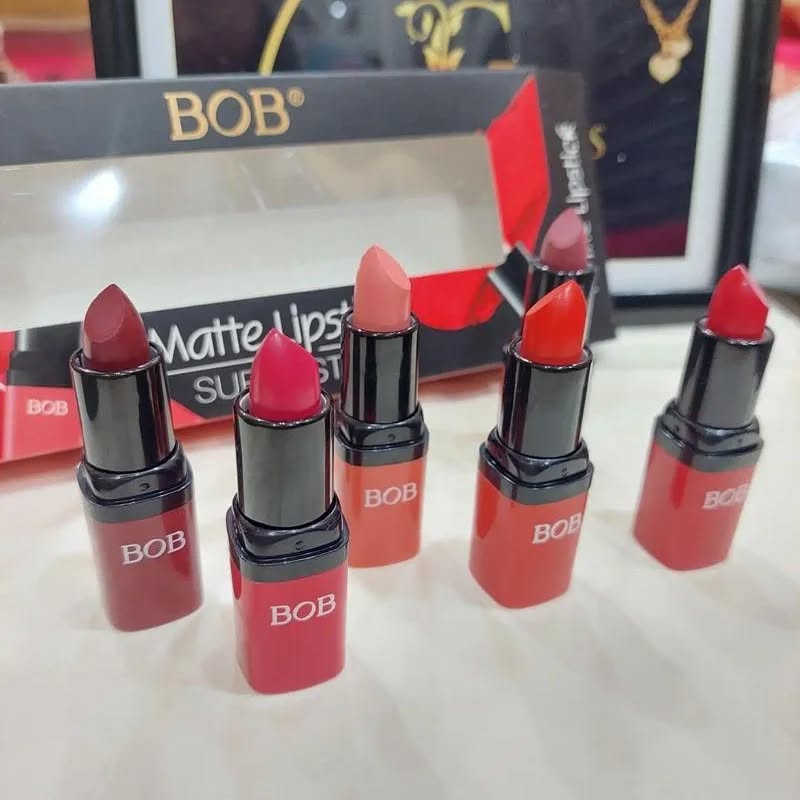 Pack of 6 Bob Super Stay Matte Lipstick Set | Best Quality