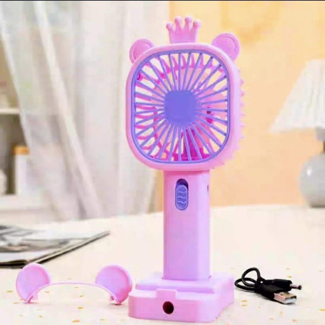 Fan with Sharpener | Mini Handheld Fan, Portable USB Fan for Home,