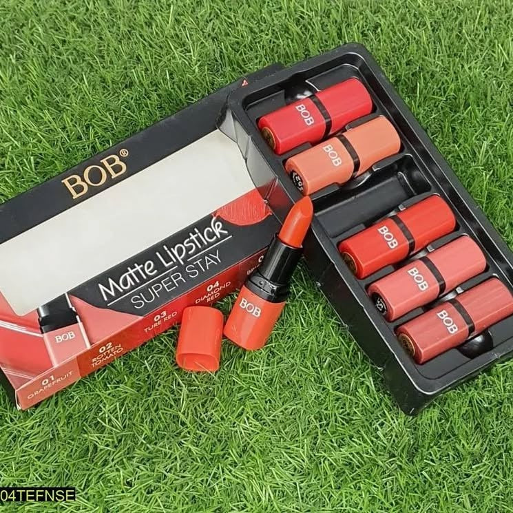 Pack of 6 Bob Super Stay Matte Lipstick Set | Best Quality