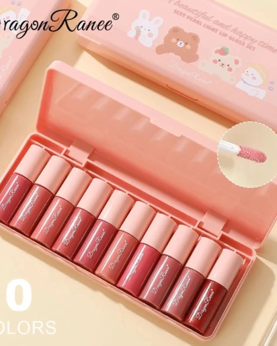 10Pcs A Beautiful And Happy Time Sexy Pearl Light Lip