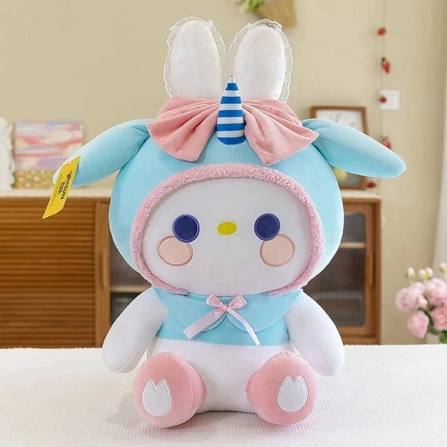 Dino Flower Rabbit Cat Elf Plush Toy Shade Stuff Doll Cute Girl