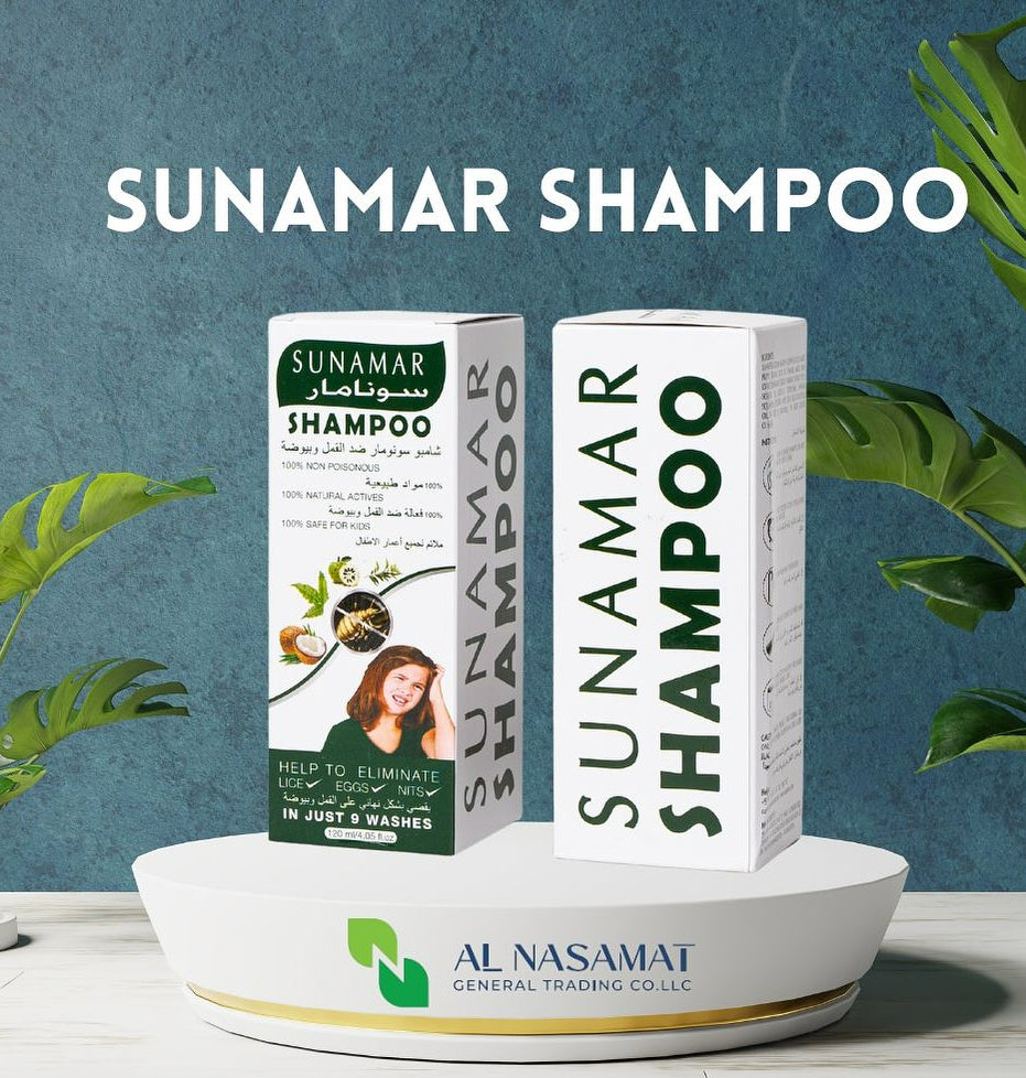 Sunamar Herbal Lice Treatment Shampoo Non-Toxic & Kid-Friendly | Best Quality