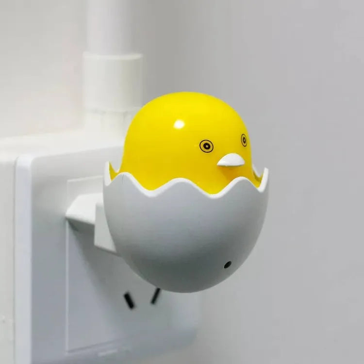 Automatic Little Yellow Duck Night Light | Yellow Duck With Egg Shape