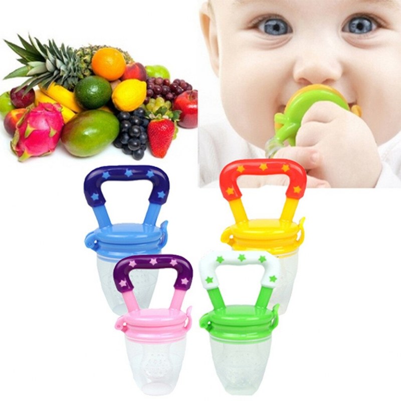 Baby Solid Baby Fruit Pacifier Fresh Fruit Feeder Infant Teething Toy Nibbler