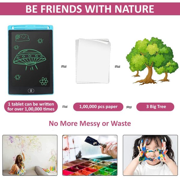 8.5 inch multicolor Writing Pad LCD Tablet For Kids (random color