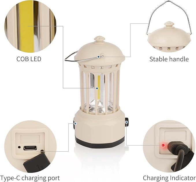 Solar Emergency Camping Light Outdoor Lantern