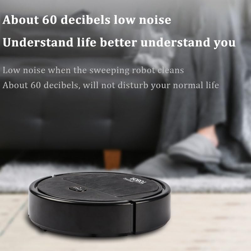 Portable Mini Wireless Smart Sweeping Robot Mopping 3 In1 Rechargeable Cleaning Machine