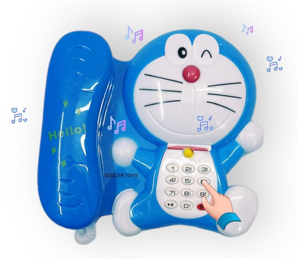 Doremon Telephone for Kids Learning Talk on Phone For Kids Boys Girls