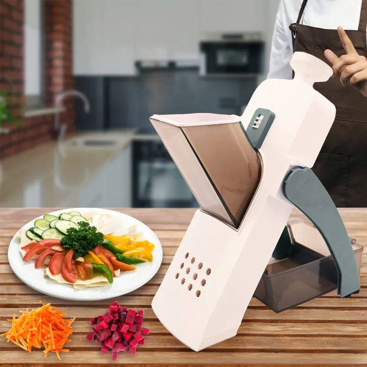 5 in 1 Mandoline Vegetable Slicer Food Chopper, Vegetable Cutter, Quick Fruit