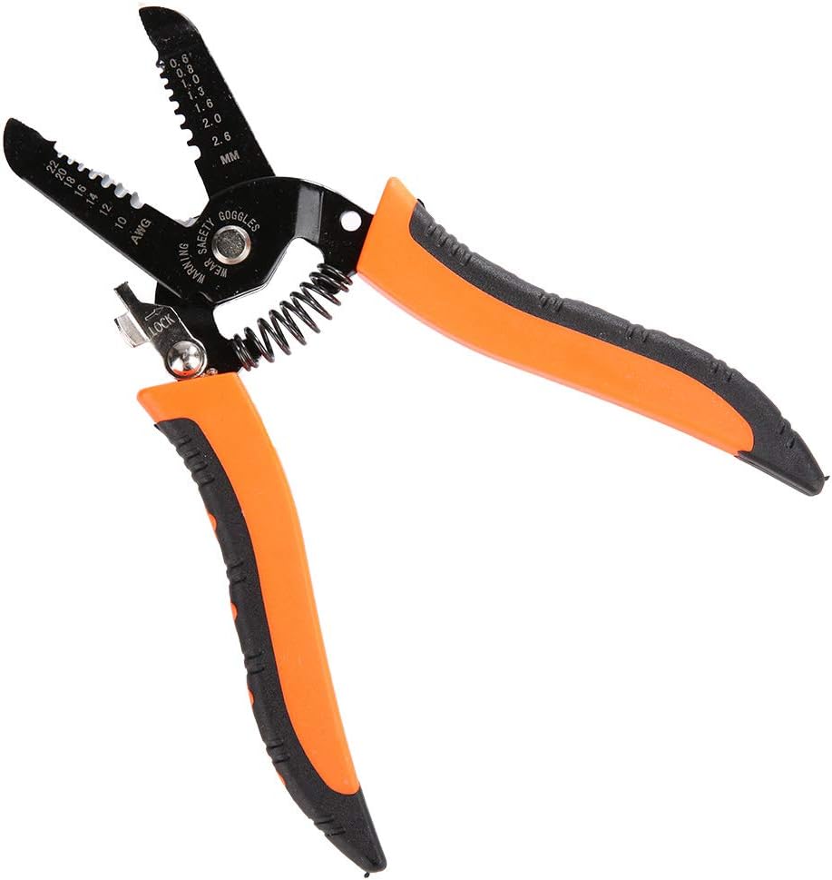 Stripping Pliers, Multifunctional Stainless Steel Wire Cable Stripping Pliers Cutting Tool Wire