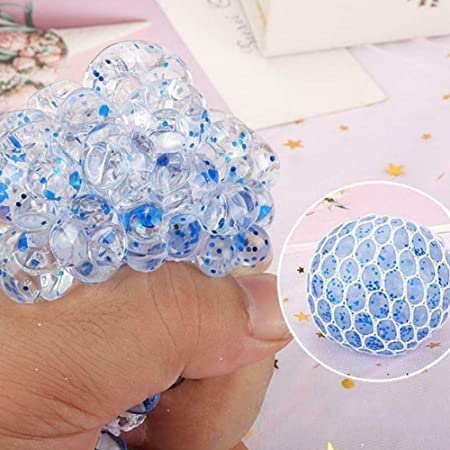 Mesh Stress Balls Squeeze Toys for Hand Therapy Relief, Squishy Relief Toys
