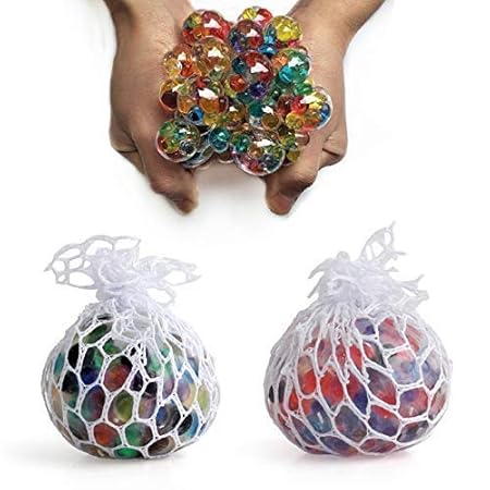 Mesh Stress Balls Squeeze Toys for Hand Therapy Relief, Squishy Relief Toys