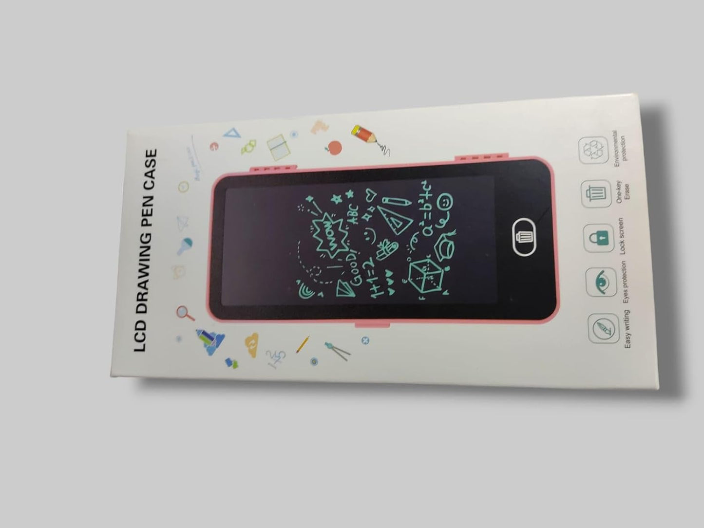 LCD Drawing Pen Case Easy Writing with Eye Protection, Lock Screen, Large