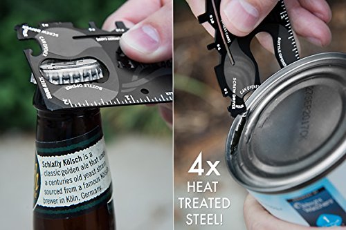 Ninja Wallet 18 in 1 Multifunction Survival Tool Outdoor Screwdriver, Bottle Opener,