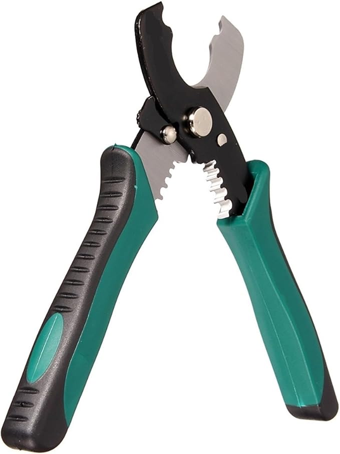 8 Inch Wire Stripper Cable Cutting Scissor Stripping Pliers Cutter Hand Tools
