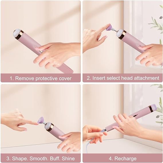 5 IN 1 Professional Manicure Nail | Salon Nail Finishing Touch |