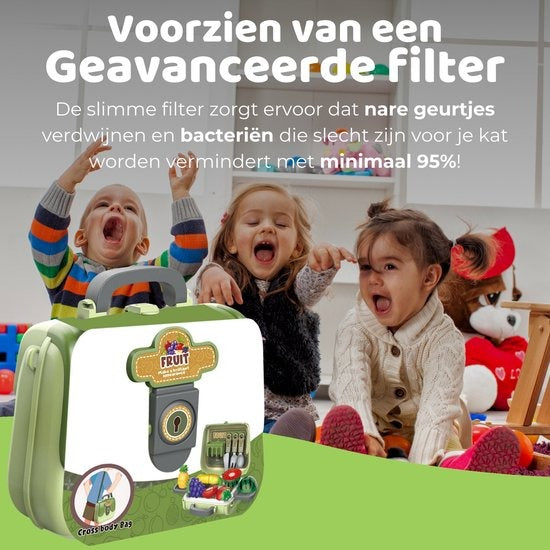 Toy Kitchen Suitcase Set Fruit & Cutlery Play Set | Kitchen