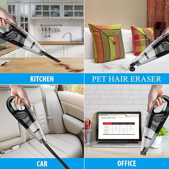 Handheld Vacuum, Hand Vacuum Cordless with High Power, Mini Vacuum Cleaner Handheld