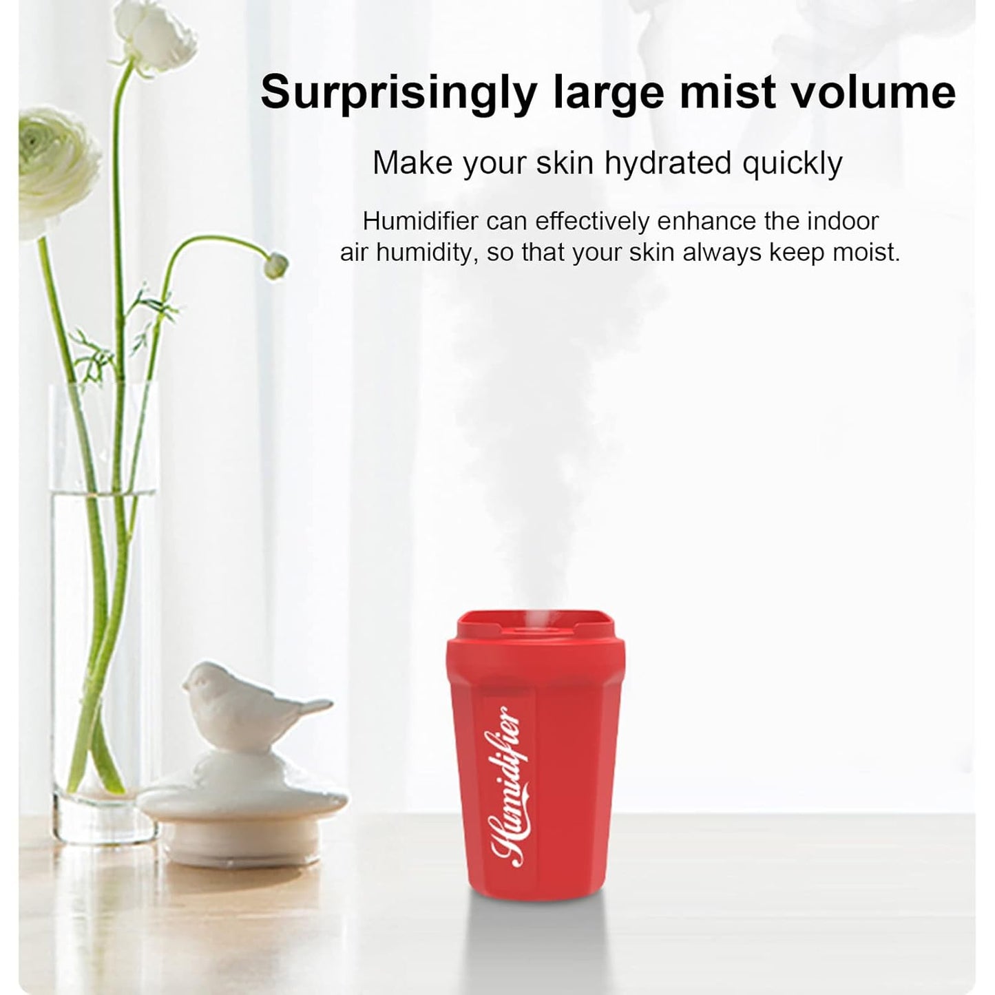 Coke Cup Humidifier Car Home USB Aroma Diffuser Summer Flame Air Coke