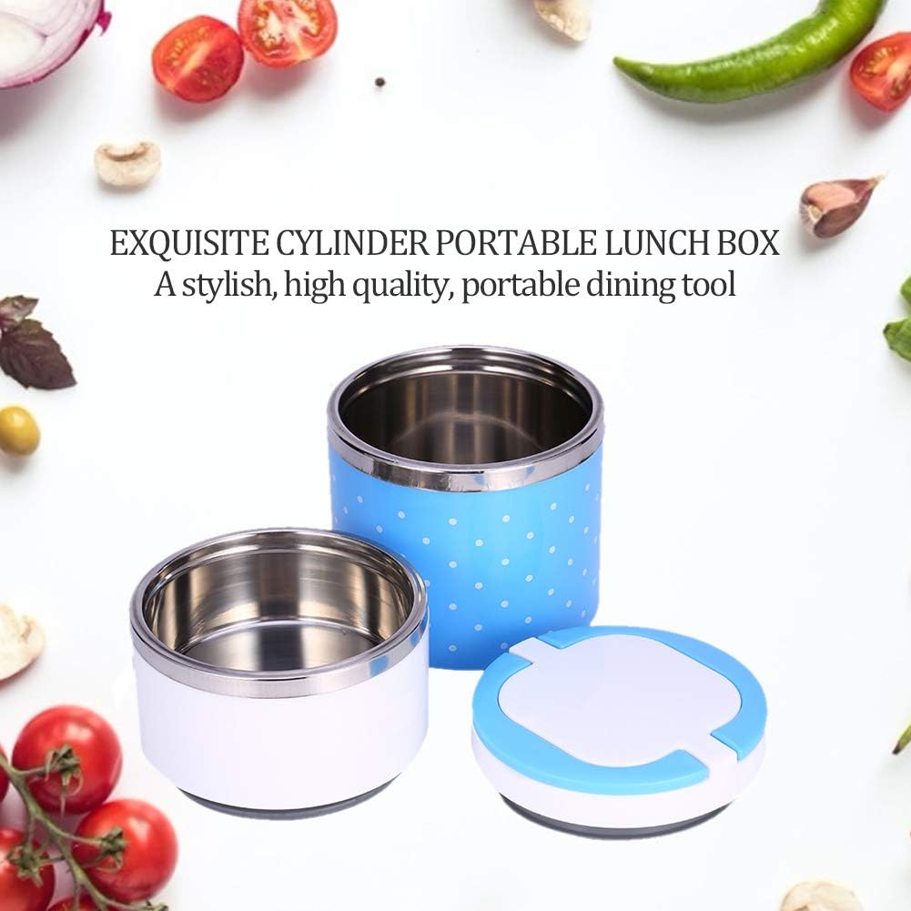Lunch Box 2 Layer For Kids and Adults (random color)
