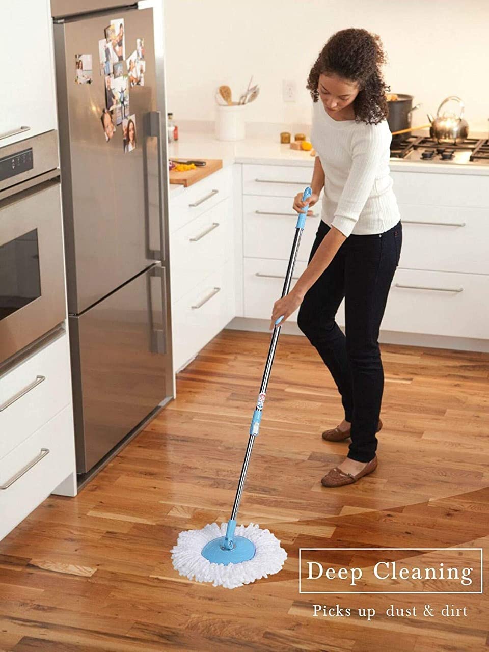 360 Degree Rotating Spin Mop - Original Replacement Parts for Home, Kitchen