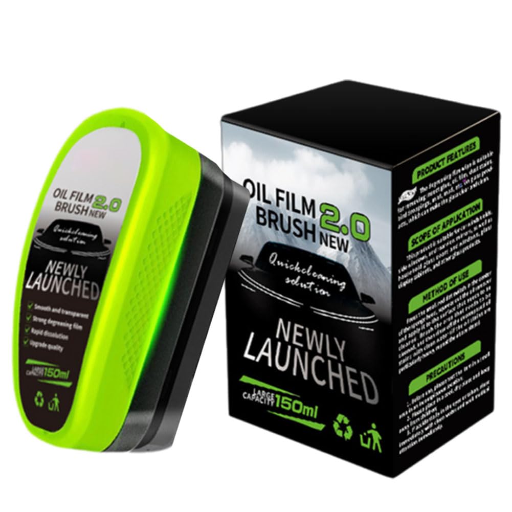 1Pc Oil Film Brush 2.0, Clear Vision Glass Cleaner, Clearview Shield Clear