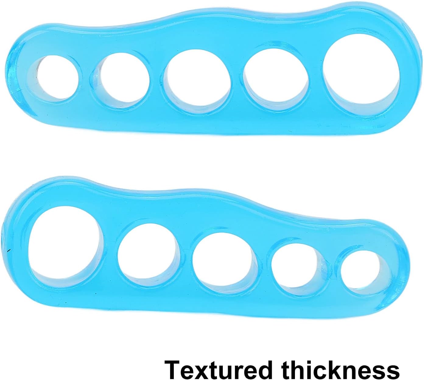 Reusable Gel Toe Separators & Straighteners for Hammer & Overlapping Toes -