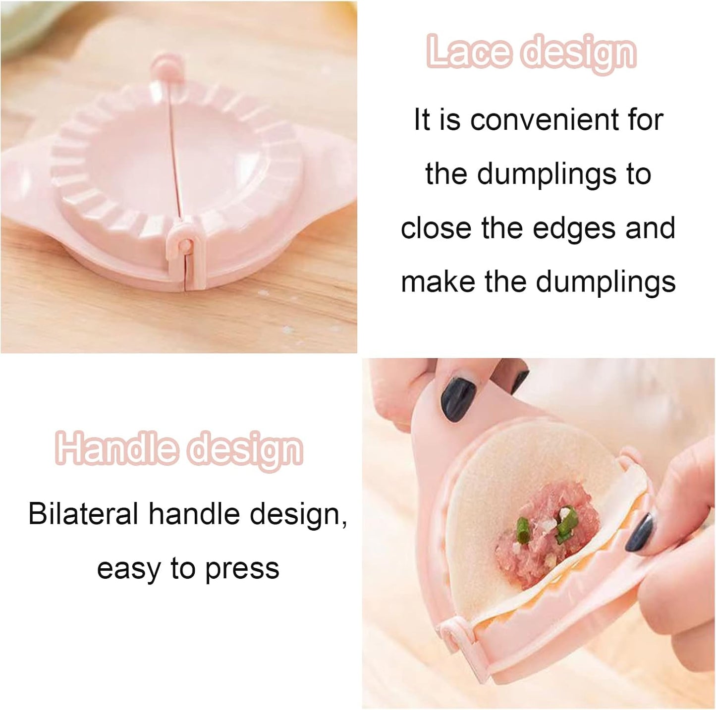 Samosa Maker & Dumpling Shaper Dough Press Mold for Samosas, Dumplings,