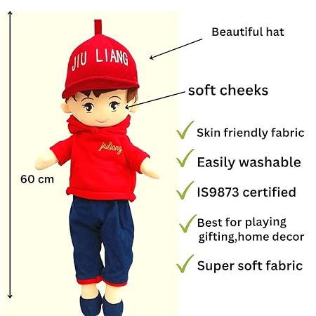 Male Plush Toy Stuff Boy Toy Doll for Girls & Boys -