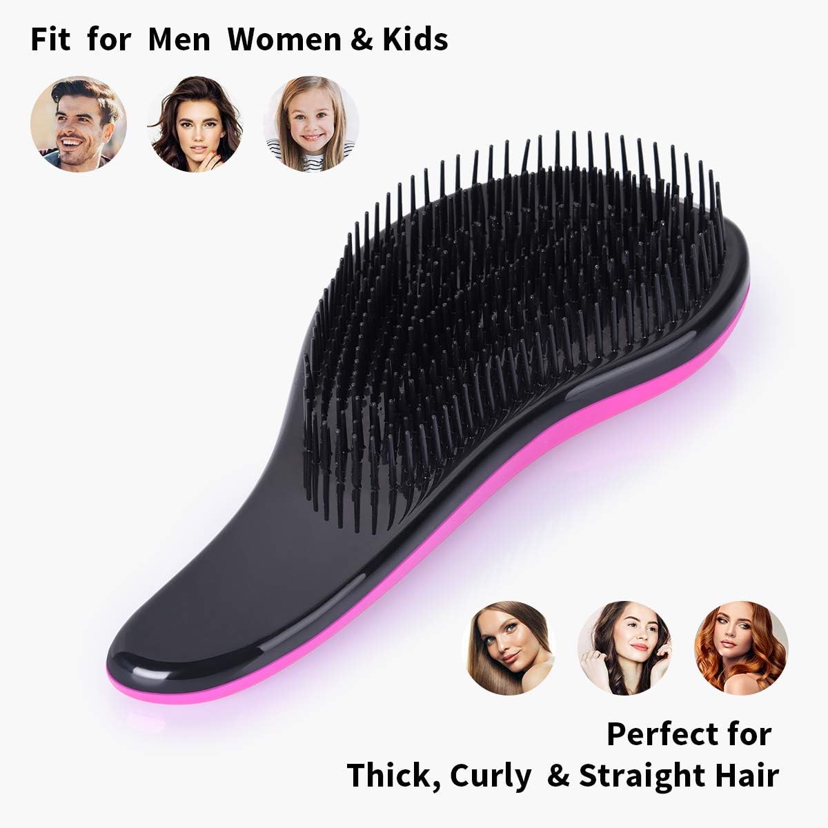 1 Piece Detangling Hair Brush Professional No Pain Detangler for Women |