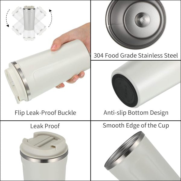Deal pack of 2 - Vacuum Tea & Coffee Mug (510 ml)