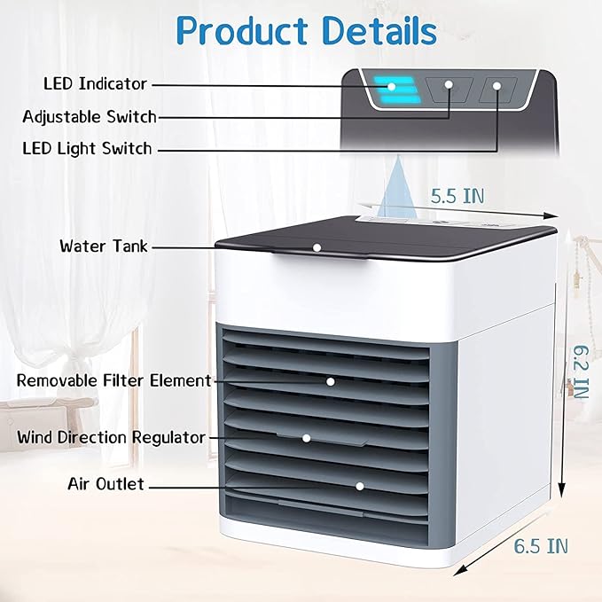 Air Ultra Portable Home Air Cooler | Portable Personal Air Conditioner, Mini