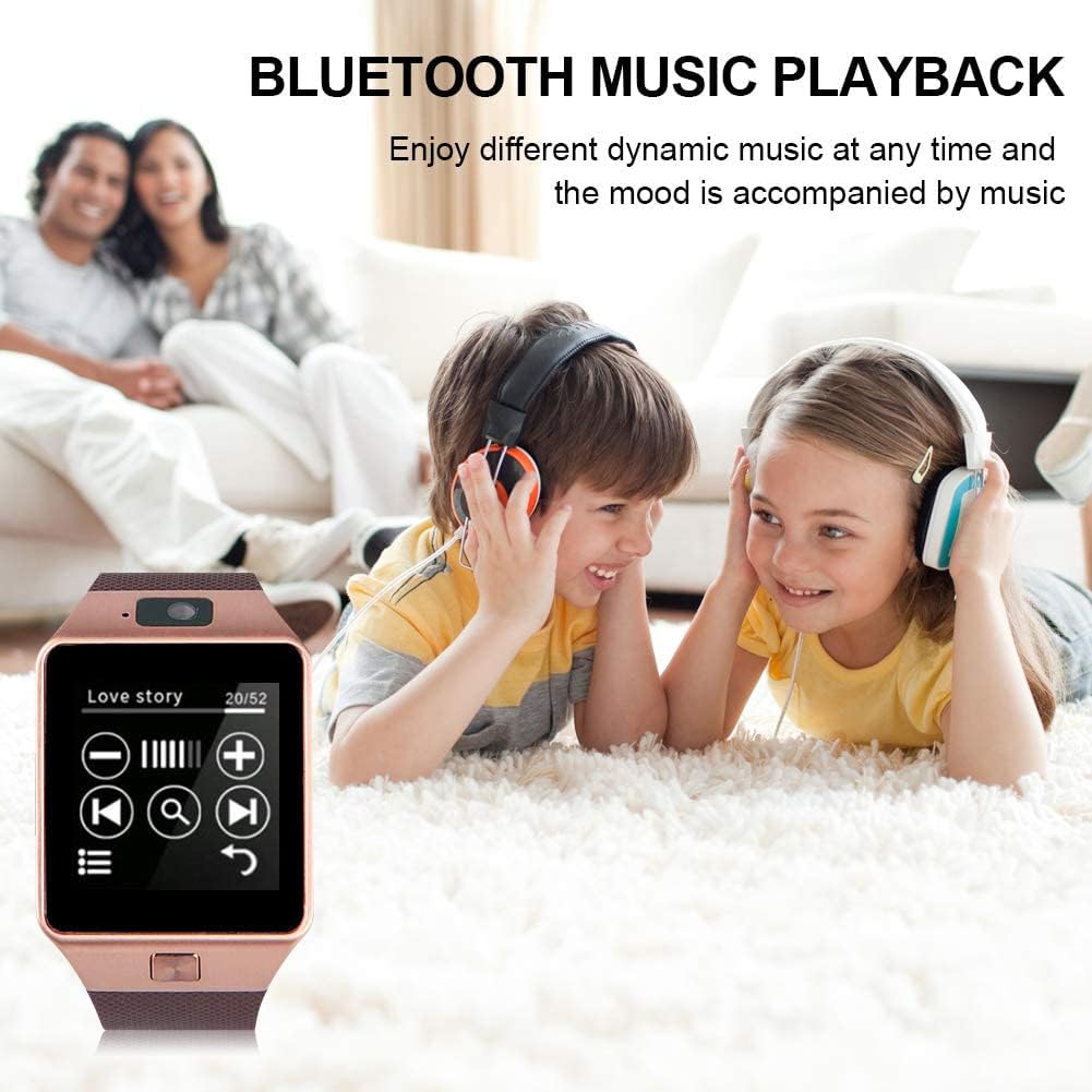 DZ09 Bluetooth Smartwatch,Touchscreen Wrist Smart Phone Watch Sports Fitness Tracker with SIM