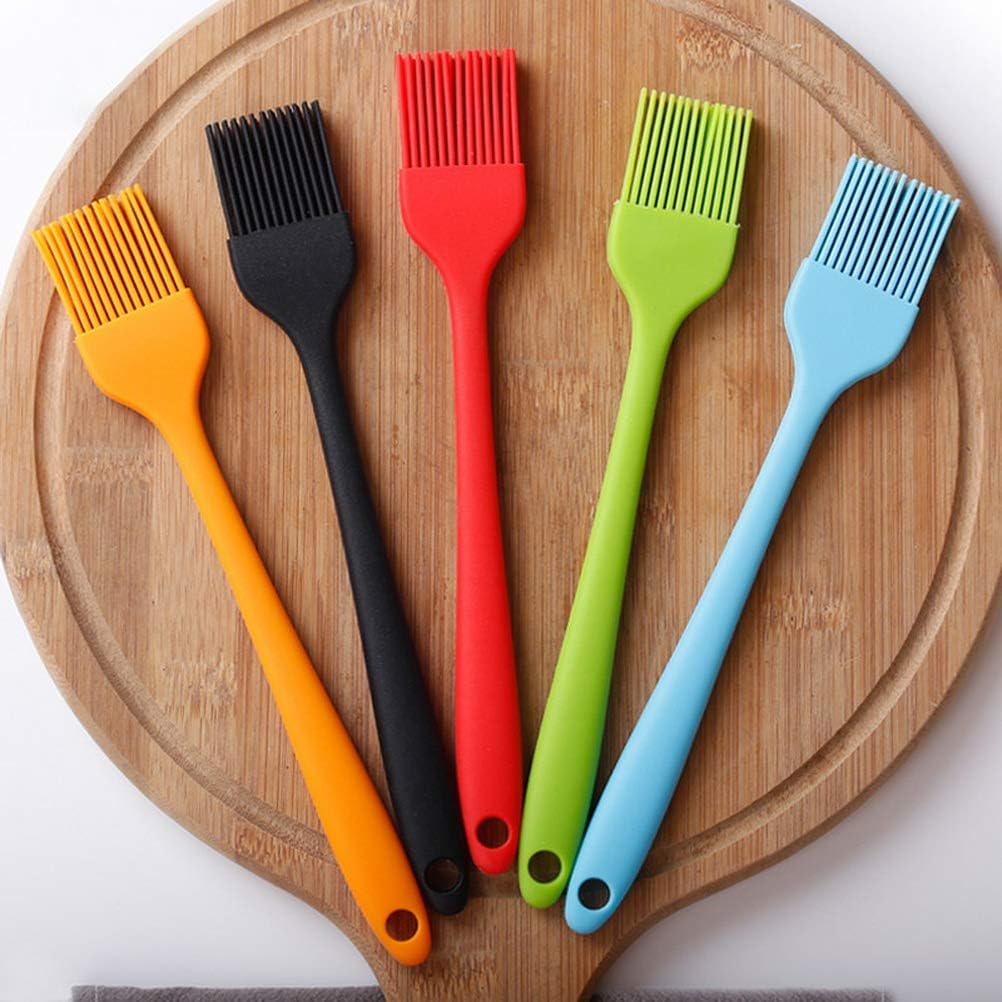 01 Piece Food Grade Kitchen Household Oil Heat Resistant Silicone Brush, Brush
