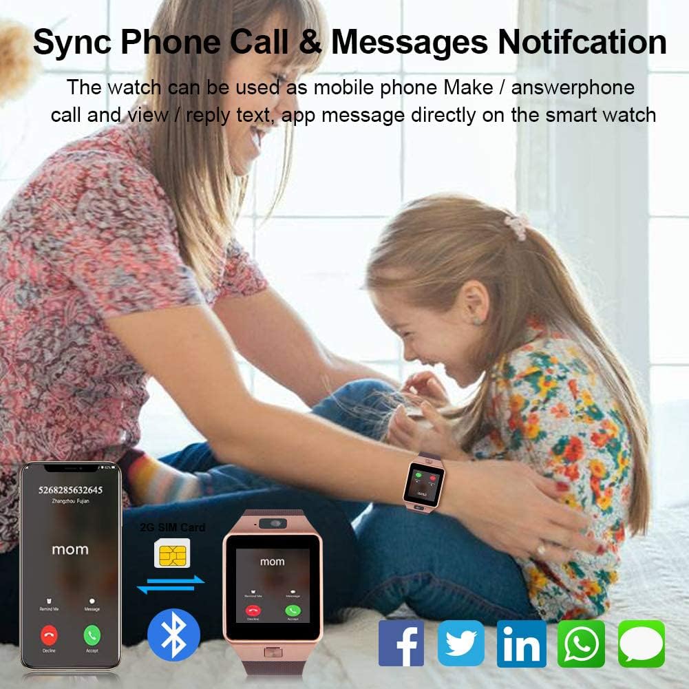 DZ09 Bluetooth Smartwatch,Touchscreen Wrist Smart Phone Watch Sports Fitness Tracker with SIM