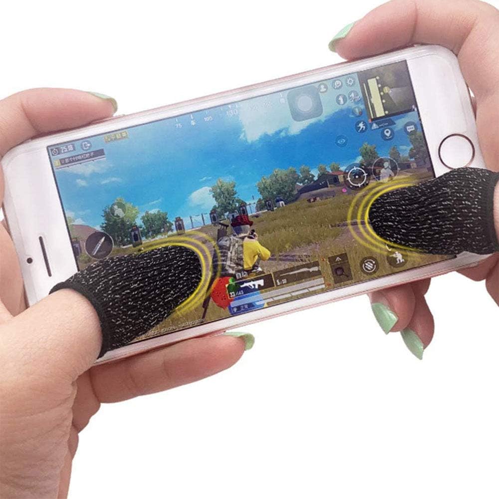 2 Pc Touch Screen Finger Sleeve, Mobile Game Fingering Sleeve, Anti-slip Anti-sweat