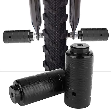 Bicycle Axle Foot Rest, Bike Stunt Pegs Footrest Pedal - 2 Pcs
