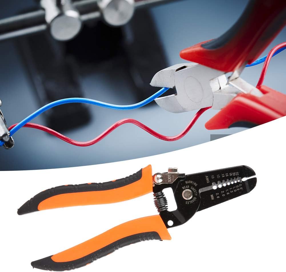 Stripping Pliers, Multifunctional Stainless Steel Wire Cable Stripping Pliers Cutting Tool Wire