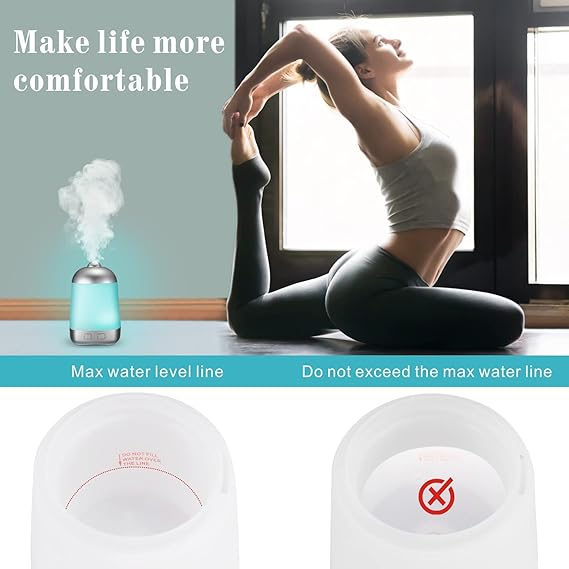 Cold Mist Aromatherapy Humidifier Electric Aroma Infuser for Home Bedroom Office 200ml