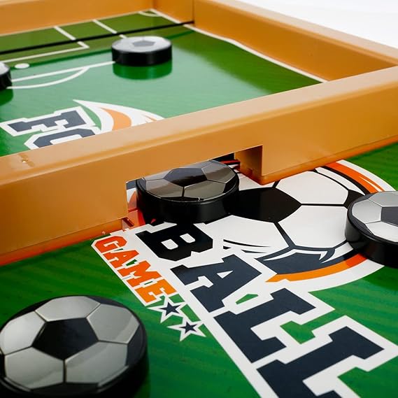 Wooden Sling Puck Game | Football Board Game | Wooden Hockey Soccer