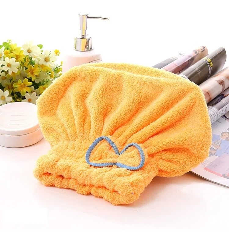 Hair Drying Towels, Ultra Absorbent Hair Drying Cap Towel for Women Adults
