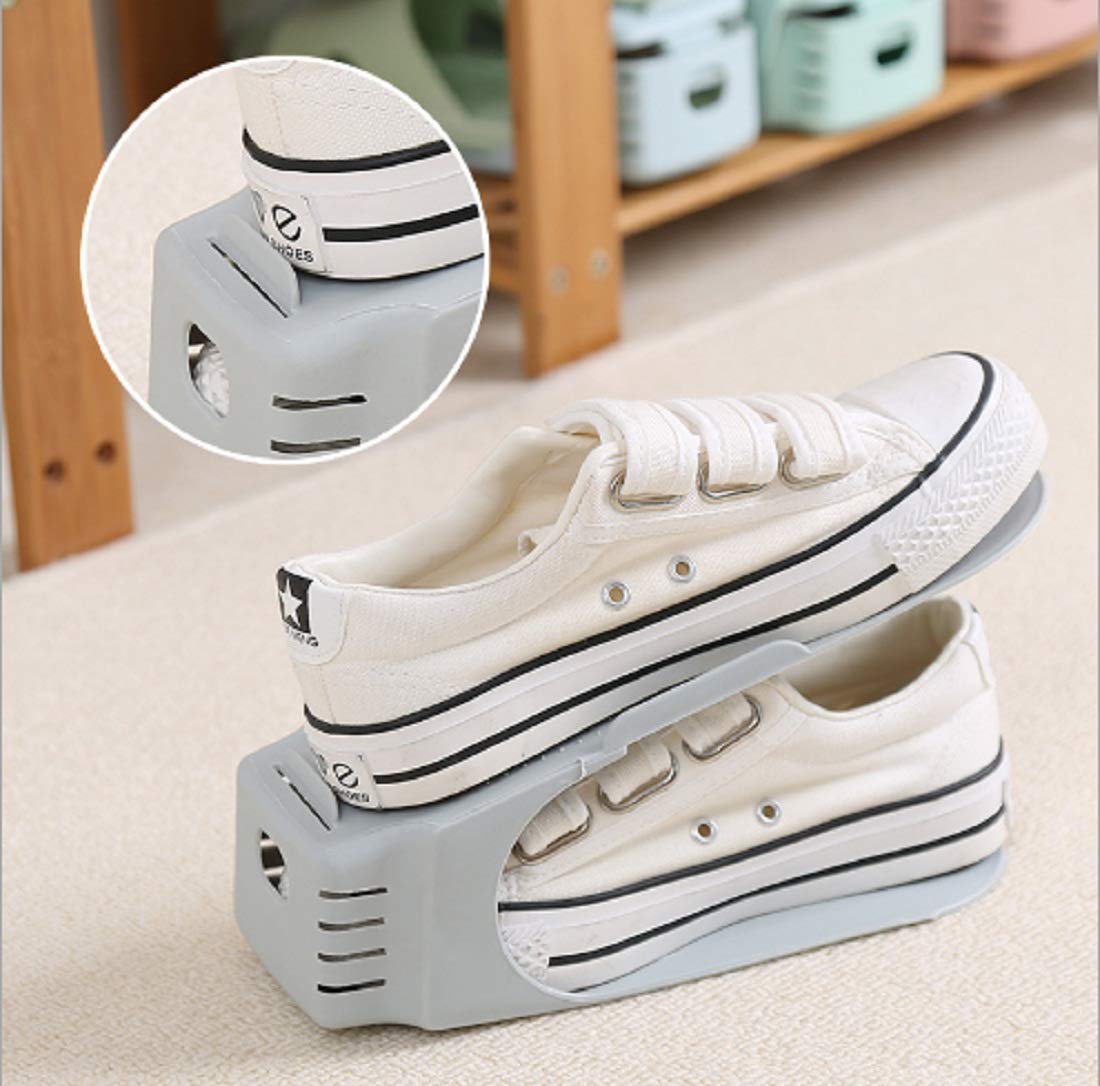 Double Layer Adjustable Shoe Bracket Storage Shoe Rack | 2 In 1