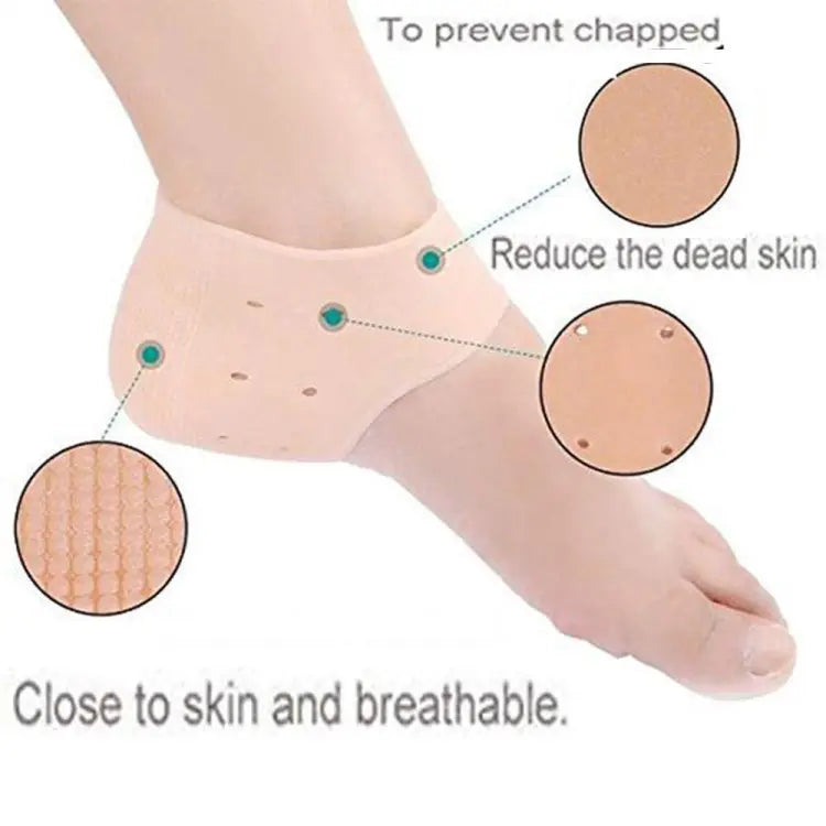 half Heel Pain Anti Crack Silicone Set - Anti Crack For