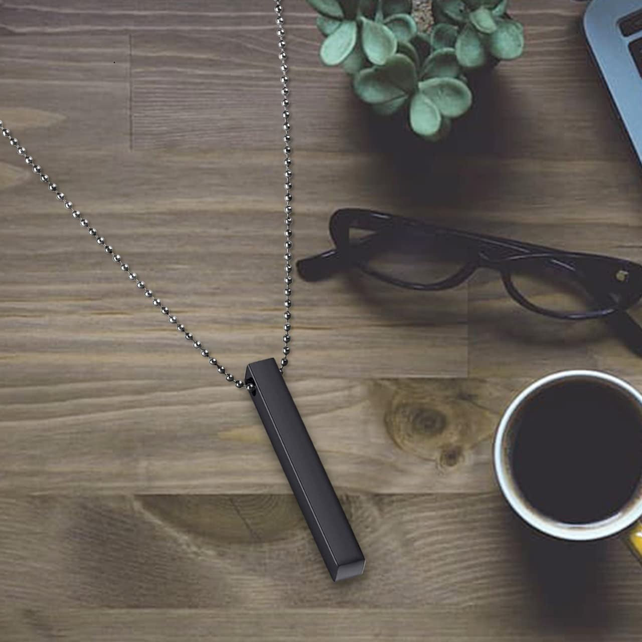 vertical bar Necklace Locket Chain for boys girls neck chain for men