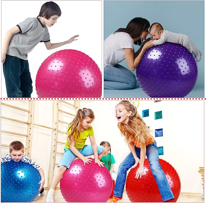 700G Ball, ,55Cm Exercise Ball Large Spikes Tactile Sensory Massage Withrout Pump