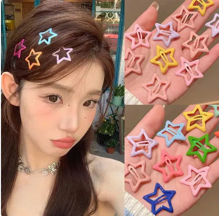 Pack Off 06 Star Design Girl Hair Clip | Hair Clip For